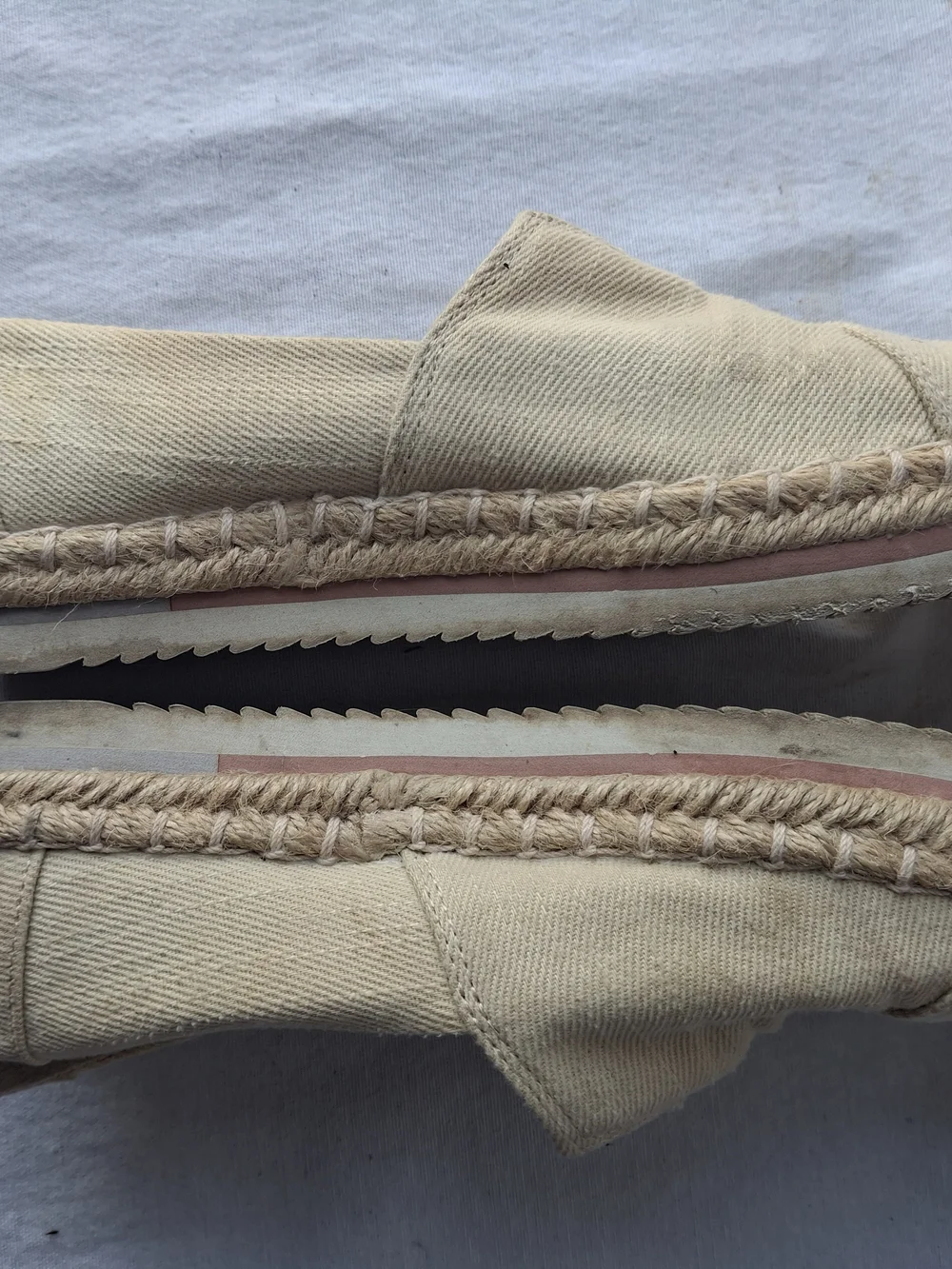 TOMS Classic Canvas Espadrilles in Beige